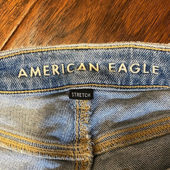 AMERICAN EAGLE stretch mom jeans sz 0 - Picture 4 of 6
